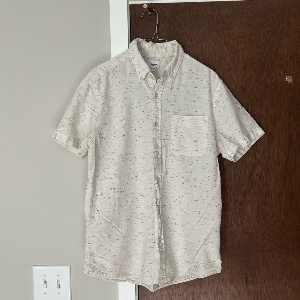SONOMA White Button Down